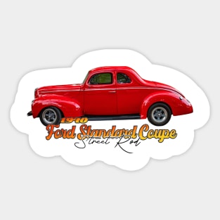 1940 Ford Standard Coupe Street Rod Sticker